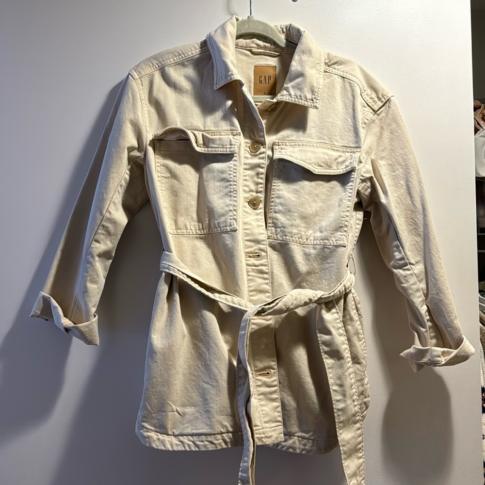 Gap Belted Shirt Jacket | NWOT